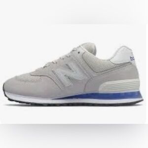 New Balance 574 Athletic Shoe Nimbus Cloud Gray & Blue Women’s Size 9.5